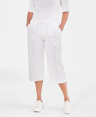 Style & Co Women's Petite Drawstring Capri Pants, Created for Macy's