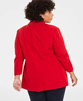 I.n.c. International Concepts Plus Size 3/4-Sleeve Blazer, Created for Macy's