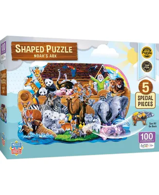 Masterpieces Noah's Ark - 100 Piece Shaped Jigsaw Puzzle for Kids