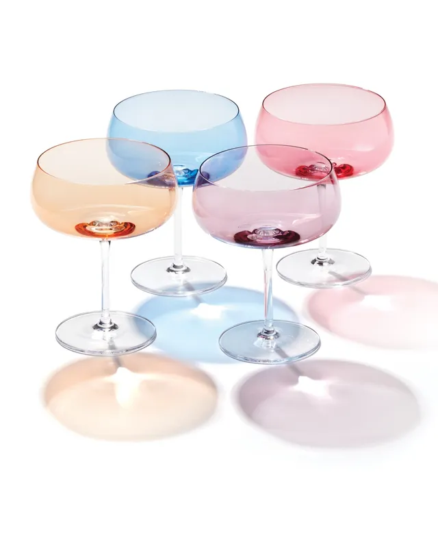 Oneida Set of 4 Mingle Wine Glasses