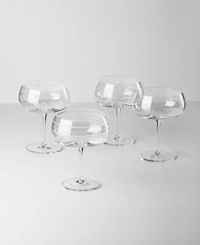 Oneida True Colors Cocktail Glasses, Set of 4