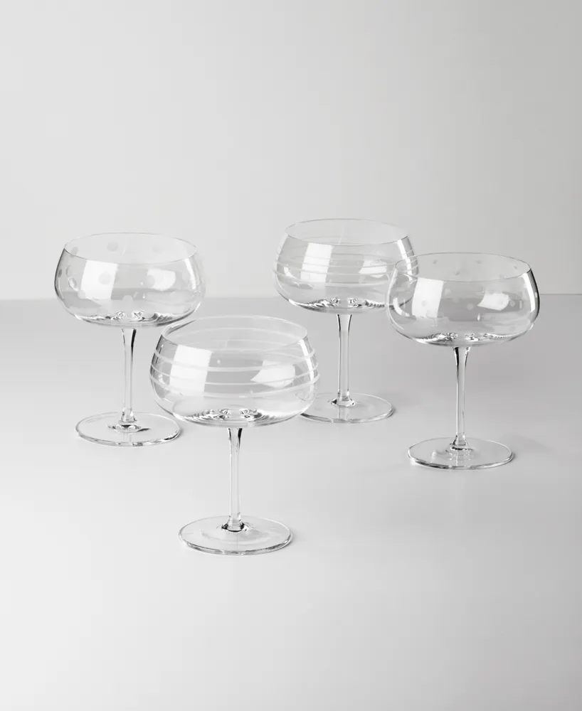 Oneida Mingle Cocktail Glasses, Set of 4