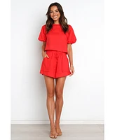 Petal and Pup Women's Chelsey Top short Set