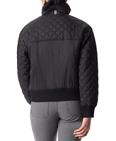 Bass Outdoor Women's Quilted-Trim Zip Bomber Jacket