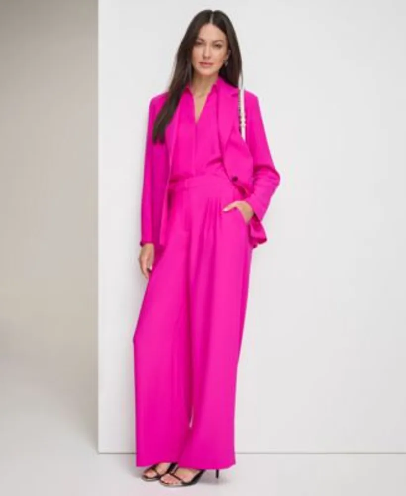 dkny silk pants