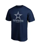 Men's Fanatics Navy Dallas Cowboys Team Lockup T-shirt