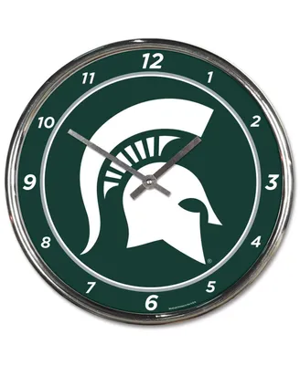 Wincraft Michigan State Spartans Chrome Wall Clock