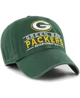 Men's '47 Brand Green Green Bay Packers Vernon Clean Up Adjustable Hat