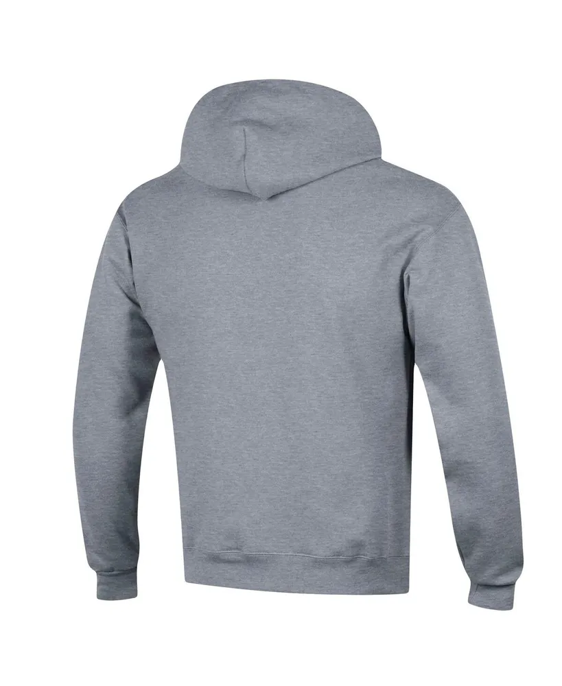 Men's Champion Heather Gray Indiana Hoosiers Arch Pill Pullover Hoodie