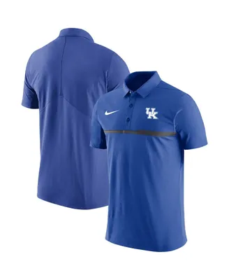 Men's Nike Royal Kentucky Wildcats 2023 Coaches Performance Polo Shirt
