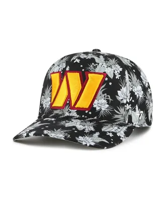 Men's '47 Brand Black Washington Commanders Dark Tropic Hitch Adjustable Hat