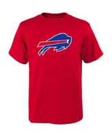 Big Boys Red Buffalo Bills Primary Logo T-shirt