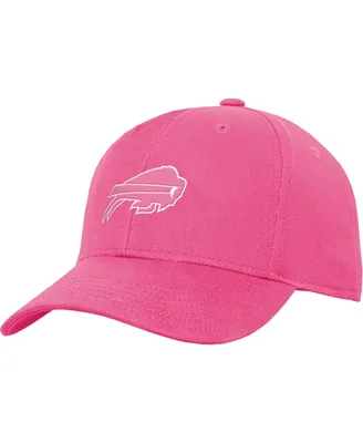 Big Girls Pink Buffalo Bills Adjustable Hat