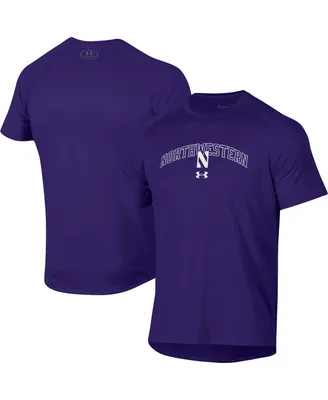 Men's Under Armour Purple Northwestern Wildcats 2023 Sideline Performance Raglan T-shirt