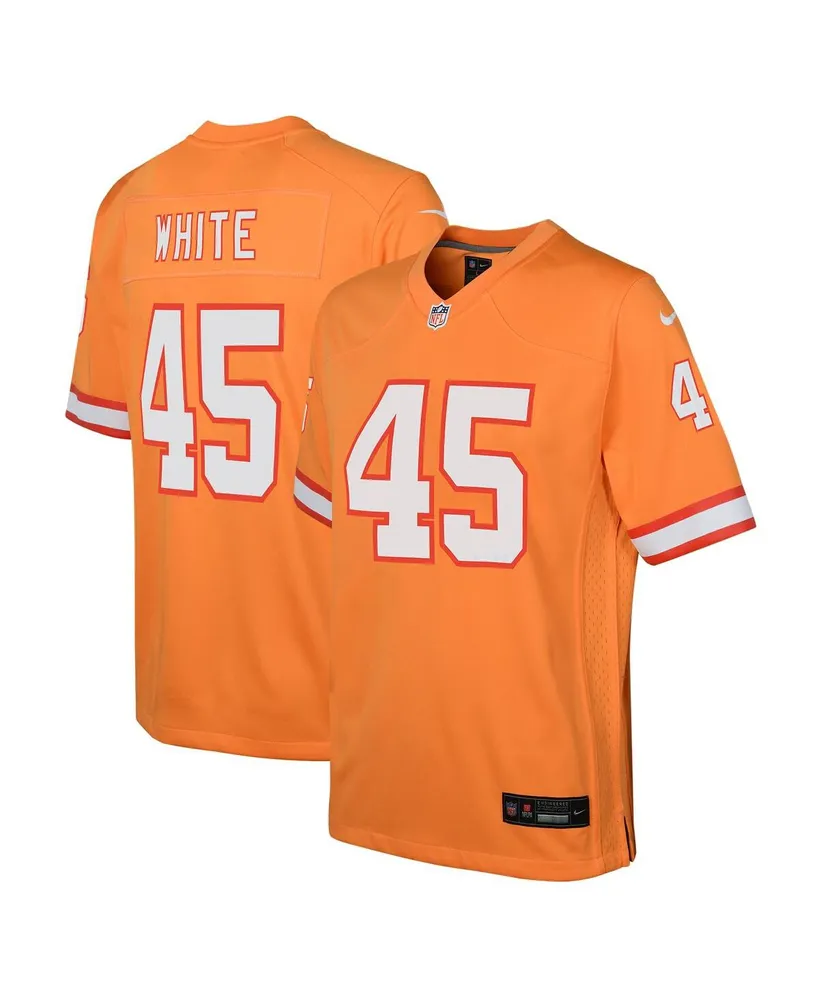 Nike Big Boys Nike Devin White Orange Tampa Bay Buccaneers Throwback Game  Jersey | MarketFair Shoppes