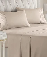 Piece Deep Pocket Microfiber (Muted, Vibrant, Heathered) Sheet Set