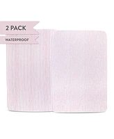 Ely's & Co. Baby Fitted Waterproof Crib Sheet 100% Combed Jersey Cotton