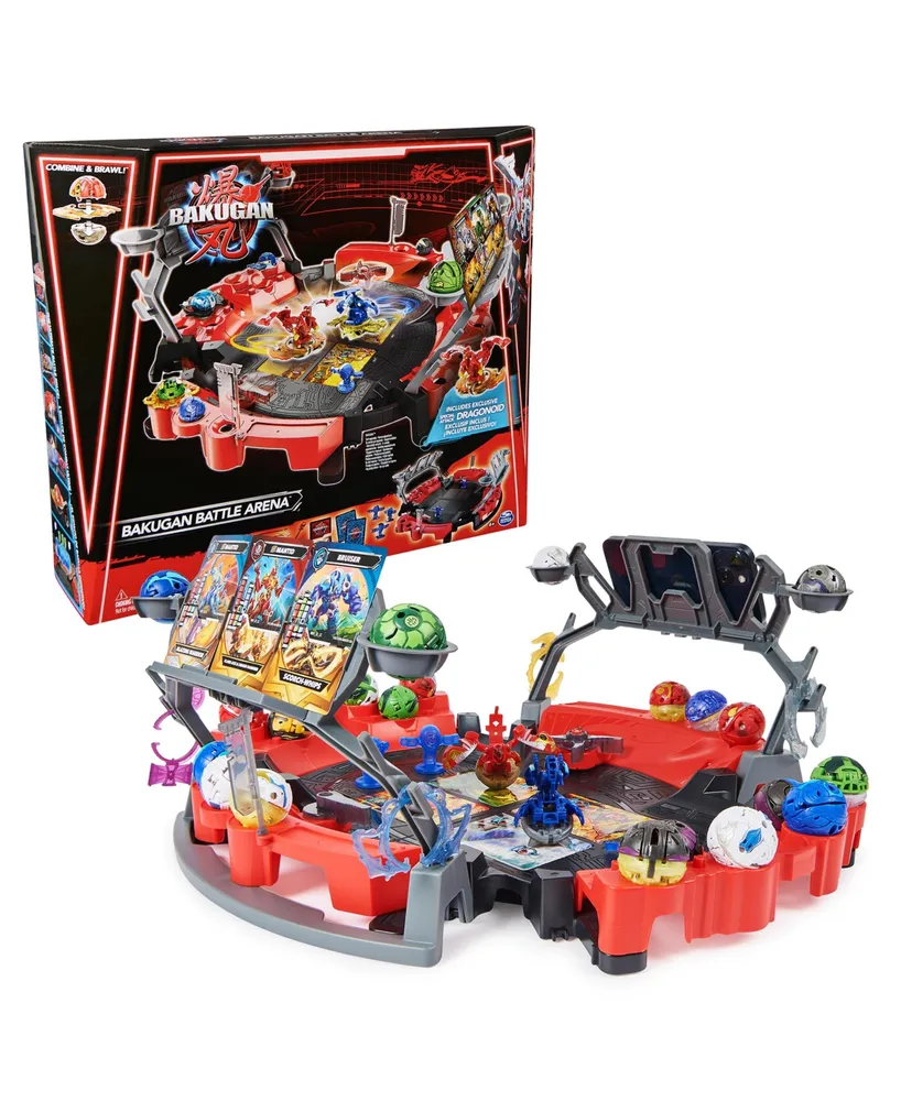 Bakugan Starter 3-Pack, Special Attack Ventri, Octogan and Trox,  Customizable Spinning Action Figures and Trading Cards, Kids Toys for Boys  and Girls