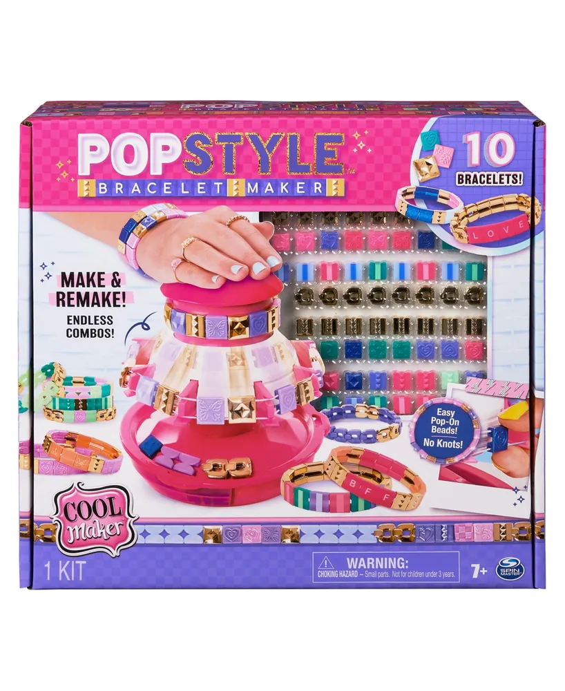 Cool Maker Popstyle Bracelet Maker, 170 Stylish Beads, 10