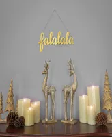 National Tree Company 19 Hgtv Home Collection Falalala Metal Wall Decoration