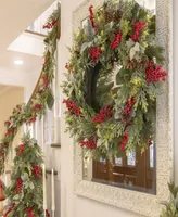 National Tree Company 9' Hgtv Home Collection Berries and Greenery Garland