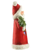 National Tree Company 17" Santa Figurine with Flashing Multicolor Light