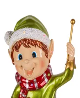 National Tree Company 37" Drumming Pixie Elf with Lights