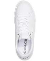 Coach Women's Lowline Lace Up Low Top Signature Sneakers