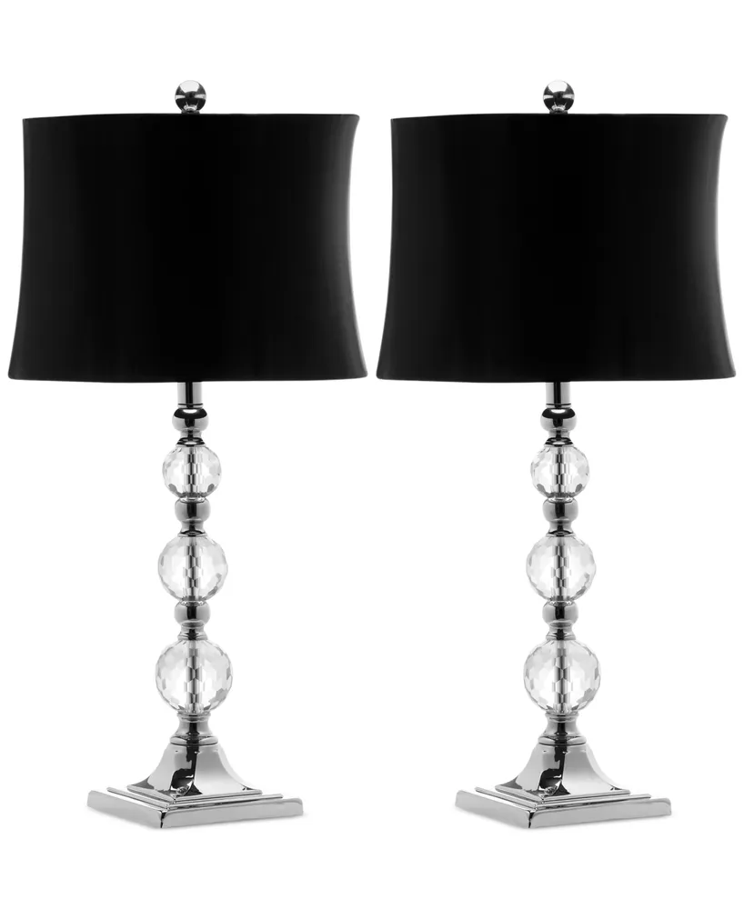 Safavieh Set of 2 Maeve Crystal Ball Lamps