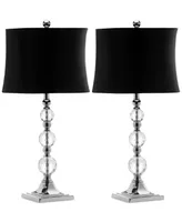 Safavieh Set of 2 Maeve Crystal Ball Lamps