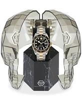 Philipp Plein Men's Gmt-i Challenger Two-Tone Stainless Steel Bracelet Watch 44mm