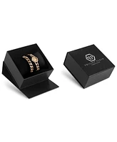 Philipp Plein Women's The Hexagon Gold-Tone Stainless Steel Crystal Link Wrap Bracelet Watch 28mm