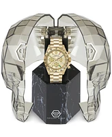 Philipp Plein Women's Chronograph Nobile Gold-Tone Stainless Steel Bracelet Watch 38mm