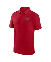 Men's Nike Red Tampa Bay Buccaneers Sideline Coaches Performance Polo Shirt