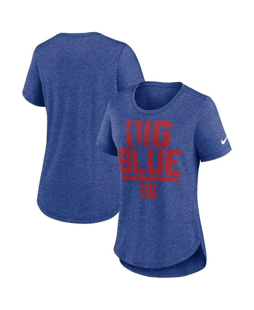 Nike Women's Denver Broncos Local Tri-Blend T-Shirt - Navy - M Each