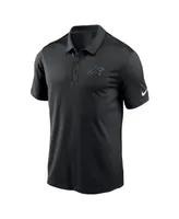 Men's Nike Black Carolina Panthers Franchise Team Logo Performance Polo Shirt