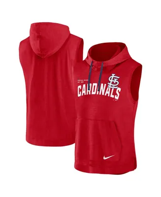 Men's Nike Red St. Louis Cardinals Athletic Sleeveless Hooded T-shirt