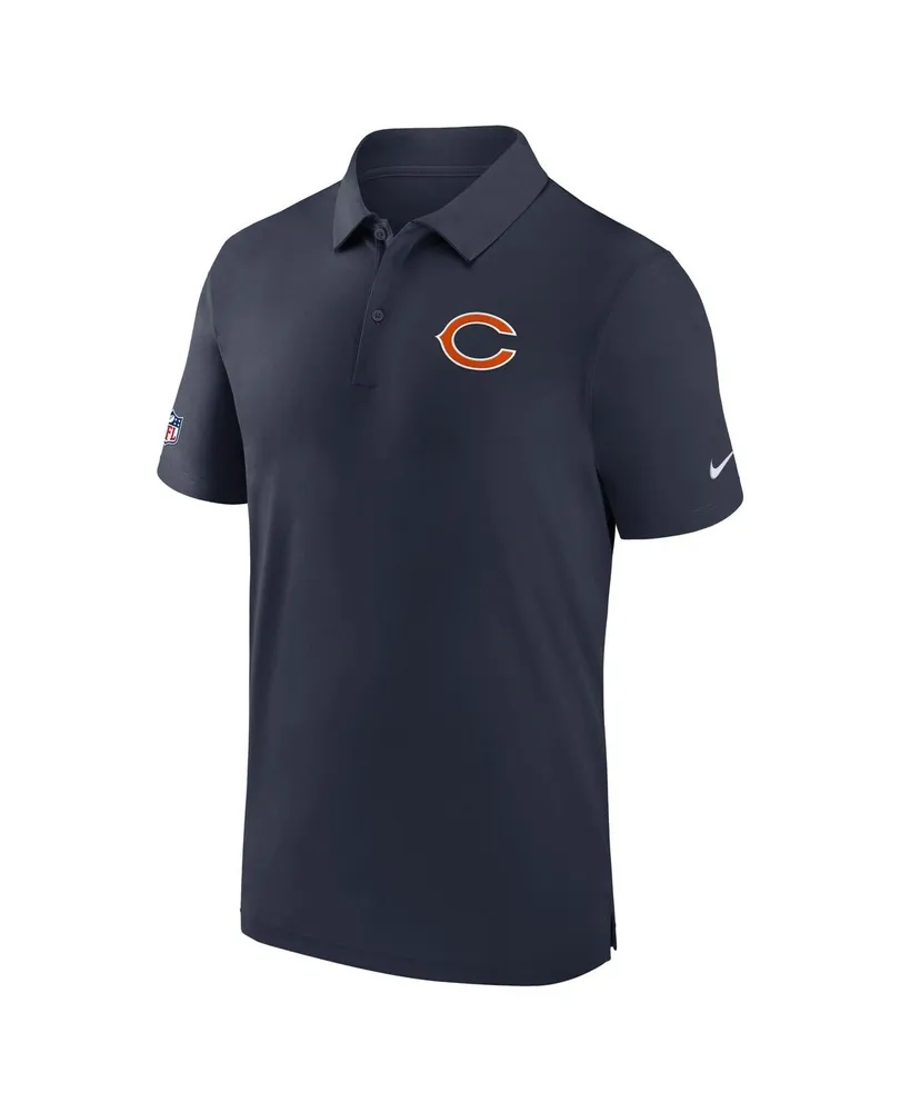 Men's Nike Navy Chicago Bears Sideline Coaches Performance Polo Shirt