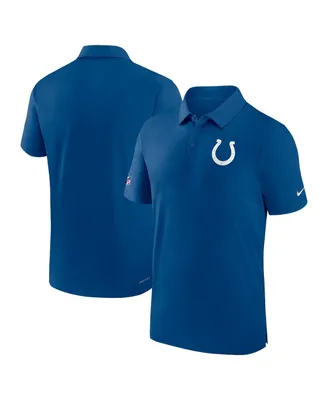 Men's Nike Royal Indianapolis Colts Sideline Coaches Performance Polo Shirt