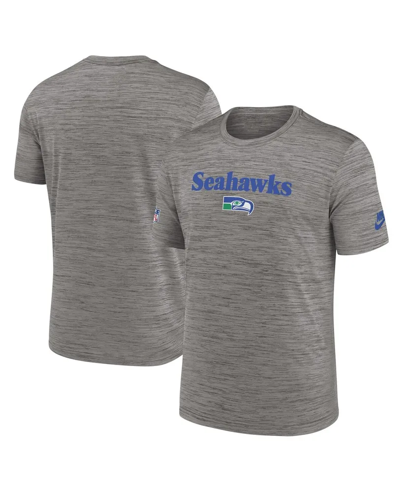 Seattle Seahawks Nike Throwback Sideline Performance T-Shirt - Heather  Charcoal