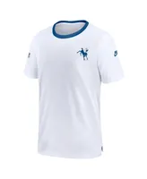 Men's Nike White Indianapolis Colts Indiana Nights Alternate Coach Performance T-shirt