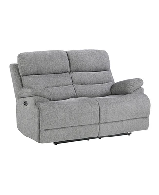 White Label Cruz 62" Power Double Reclining Loveseat with Power Headrests and Usb Port