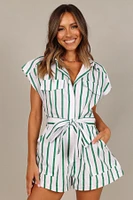 Petal and Pup Women's Addie Tie Waist Romper