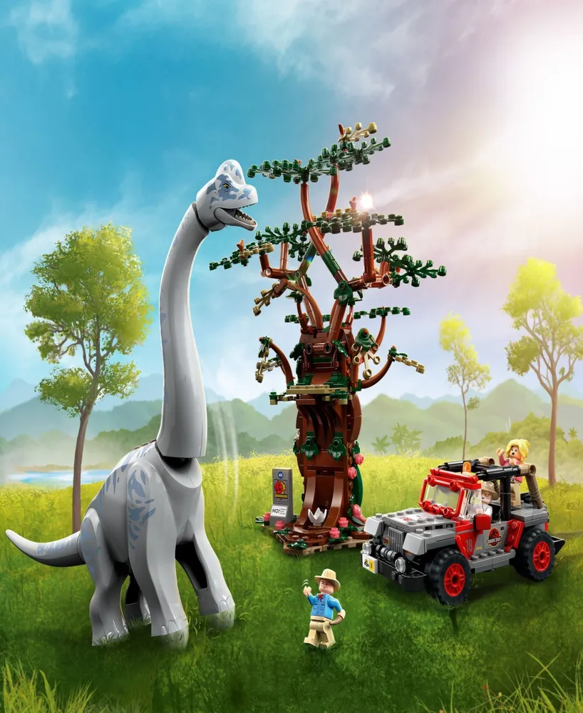 Lego Jurassic World 76960 Brachiosaurus Discovery Toy Building Set with Dr. Alan Grant, Dr. Ellie Sattler, and John Hammond Minifigures