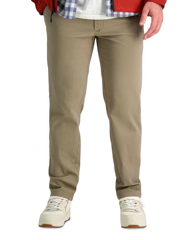 Haggar Men's Slim-Fit Life Khaki Comfort Pants