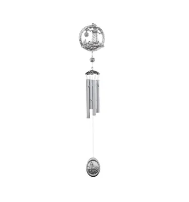Fc Design 28" Long Pewter Lighthouse Wind Chime
