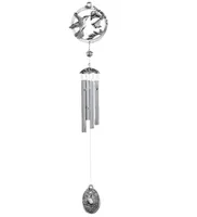 Fc Design 28" Long Hummingbird Pewter Wind Chime