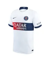 Men's Nike Kylian Mbappe White Paris Saint-Germain 2023/24 Away Stadium Replica Player Jersey