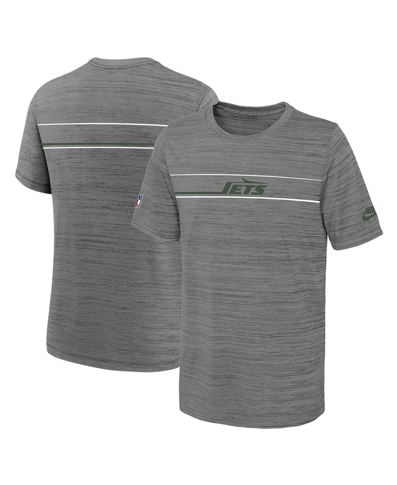 New York Jets Nike Women's Breathe Performance V-Neck T-Shirt - Green