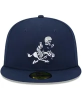 Men's New Era Navy Dallas Cowboys Retro Joe Main 59FIFTY Fitted Hat